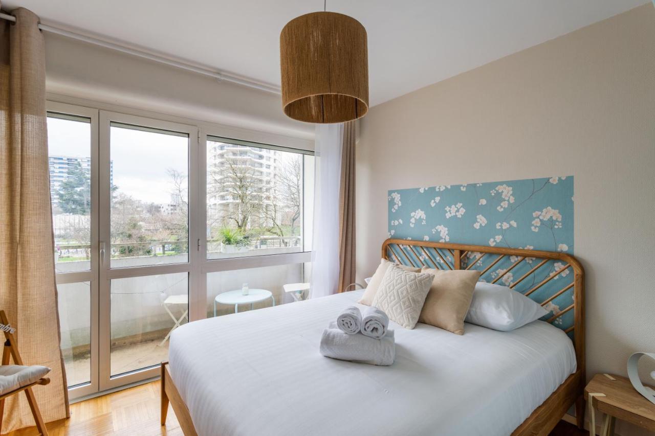 Rosa, Confortable 2 Chambres Avec Parking Dans Le Centre Rennes Exterior foto