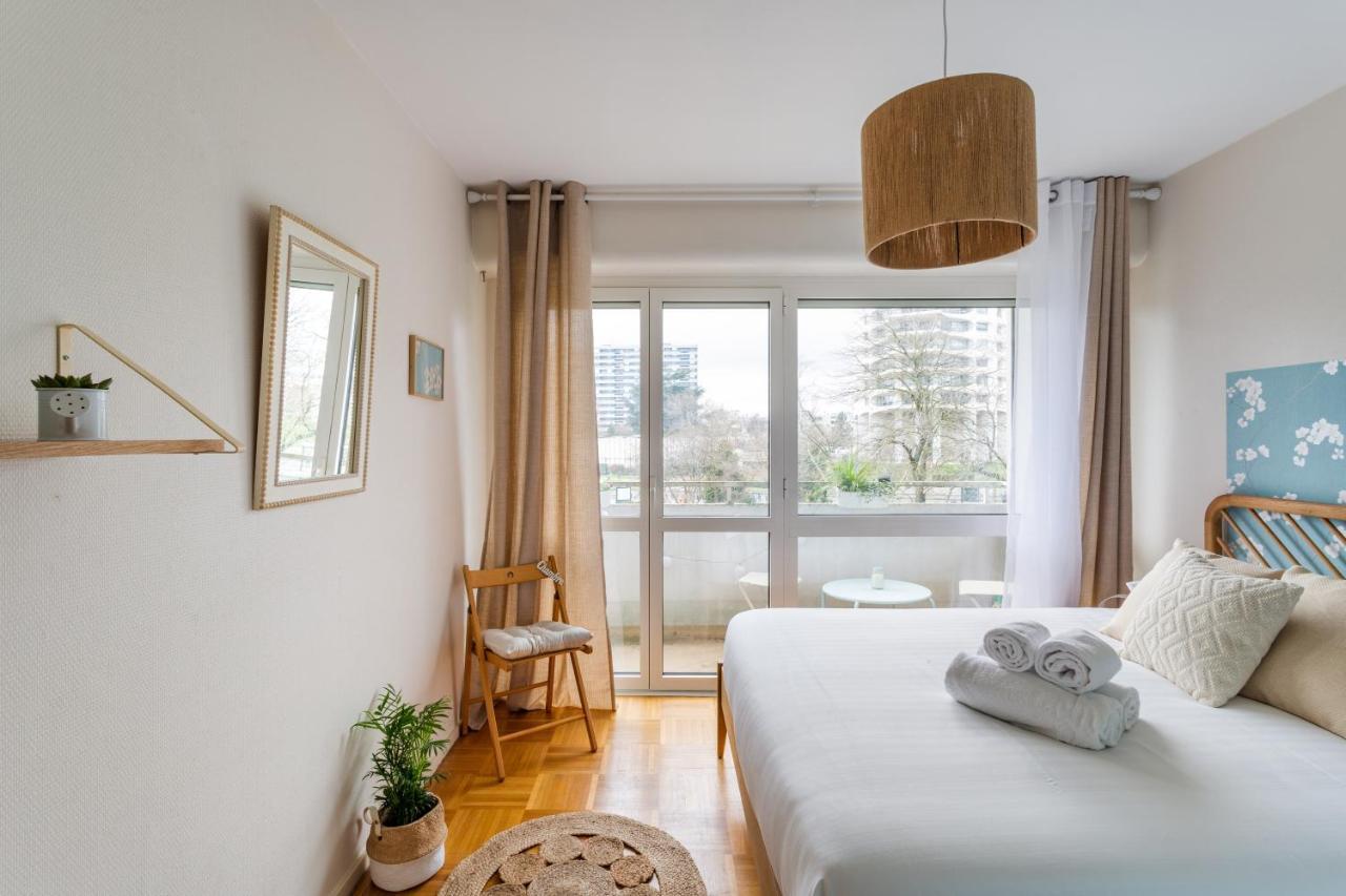 Rosa, Confortable 2 Chambres Avec Parking Dans Le Centre Rennes Exterior foto